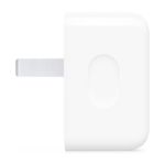 Cargador Apple USB-C 40W PD Dynamic Power Adapter blanco frontal lateral