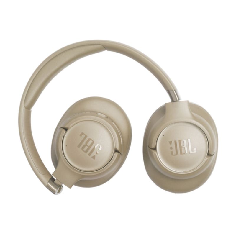 Audífonos JBL Tune 780NC Beige diseño plegable
