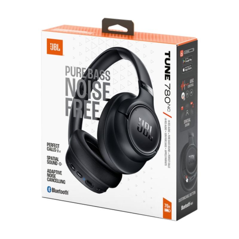Audífonos JBL Tune 780NC Negro contenido de caja