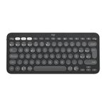 Teclado inalámbrico Logitech Pebble 2 K380S color grafito vista frontal