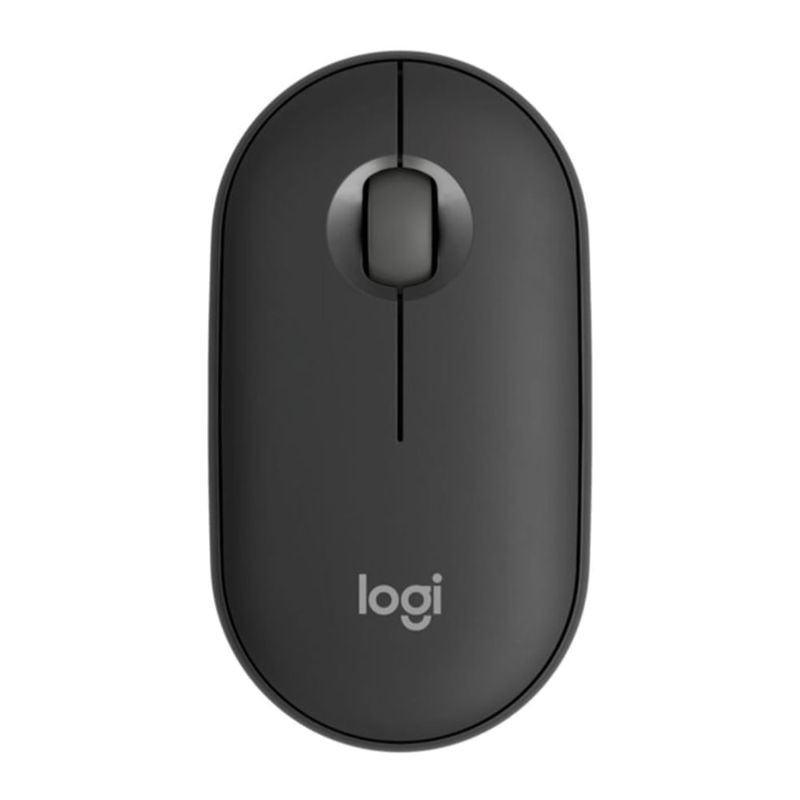 Mouse inalámbrico Logitech Pebble 2 M350S color grafito vista frontal bluetooth grafito vista frontal