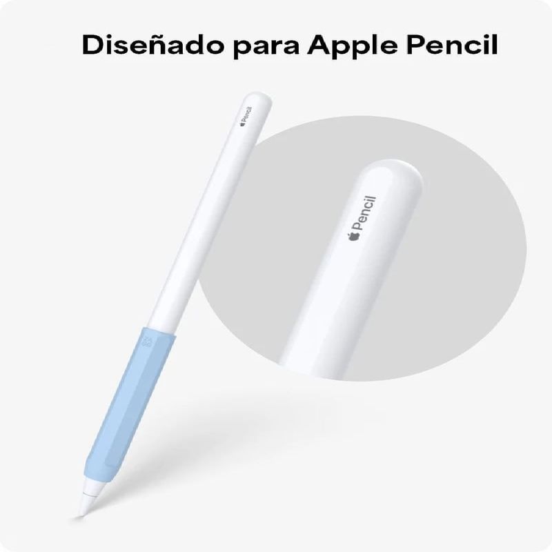 Grip Zagg de silicona para Apple Pencil set x2 azul/gris  características