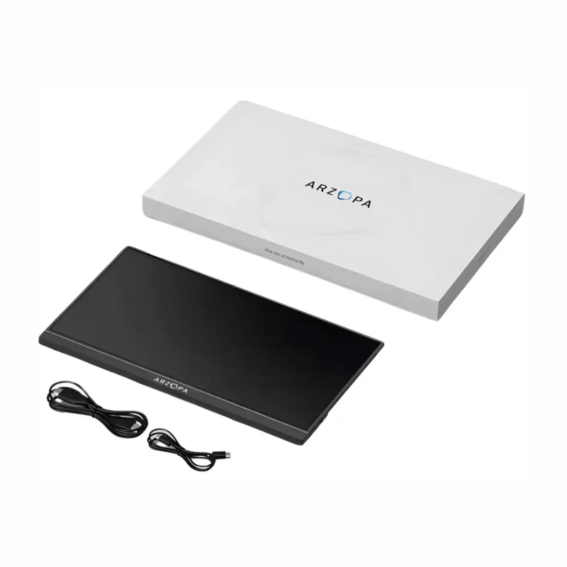 Monitor Arzopa A1M contenido de caja