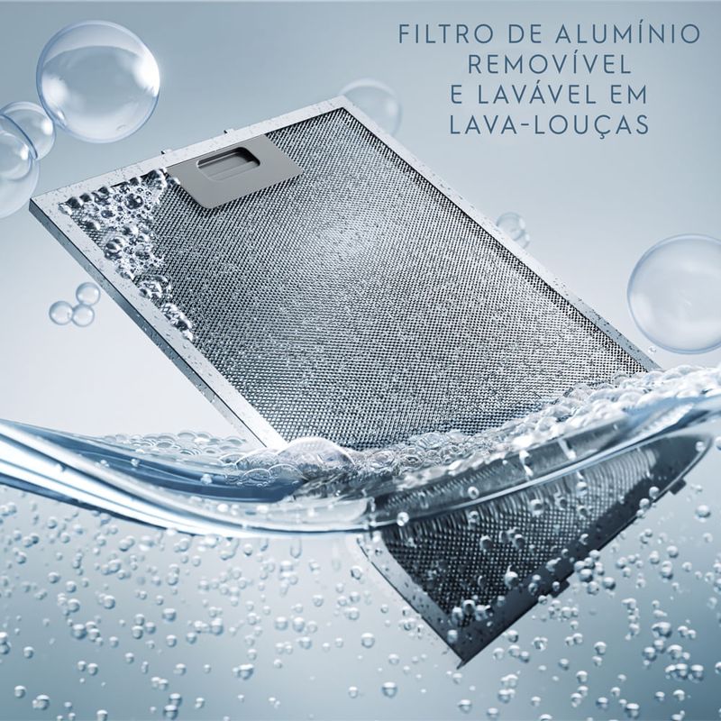 Combo cocina empotrable y campana extractora Electrolux profundidad