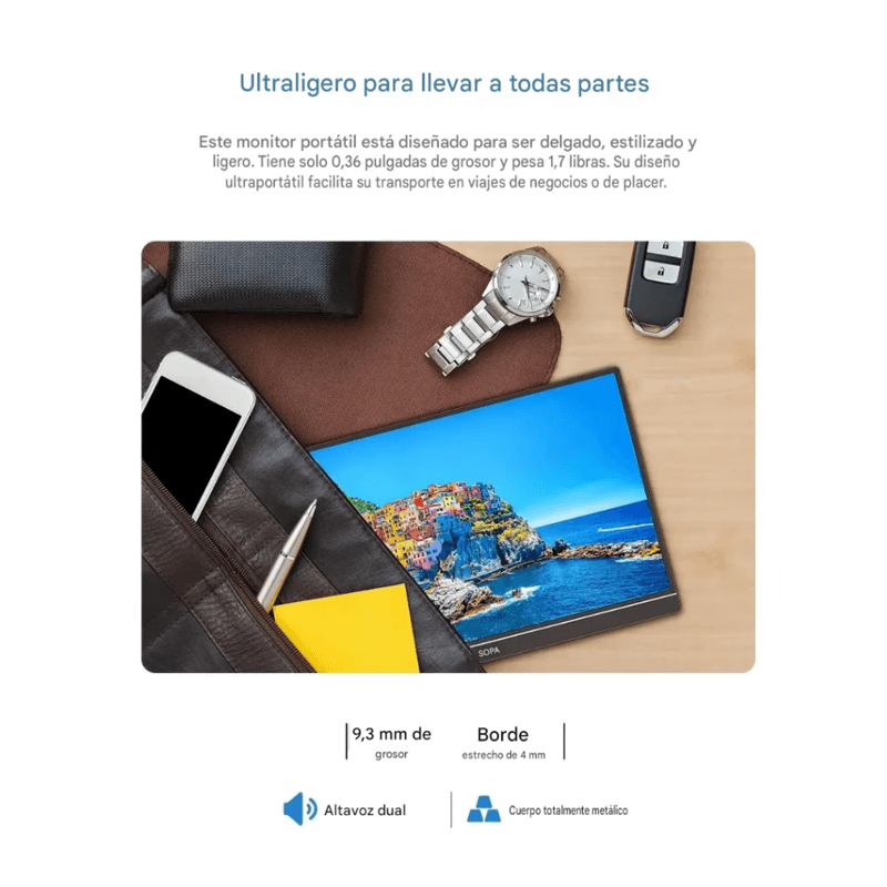 Monitor portátil Arzopa Z1C segunda pantalla