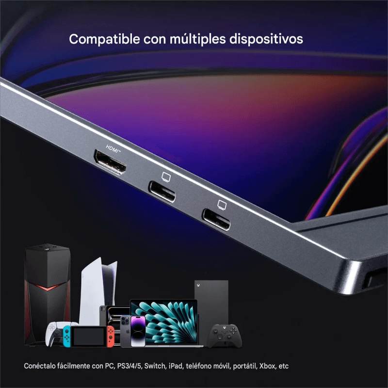 Monitor Arzopa Z1FC con Mini HDMI y USB Tipo-C