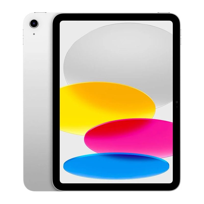 iPad A16 Wi-Fi 11 pulgadas 128GB color Silver vista frontal y dorsal