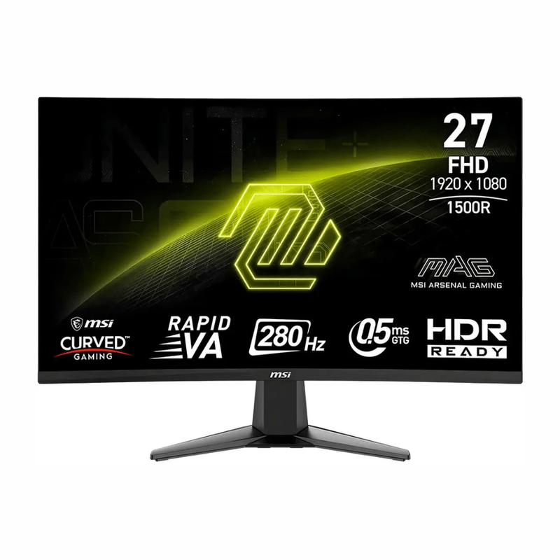 Monitor gamer curvo MSI MAG 276CXF 27 Rapid VA negro
