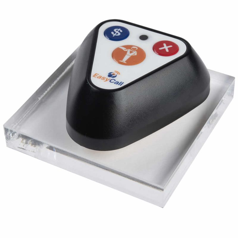 Kit llamado de mozos EasyCall 20 pulsadores y 4 relojes RECEPTOR diagonal
