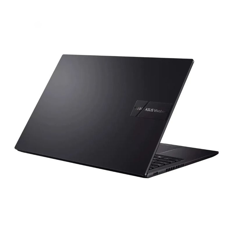 Laptop Asus Vivobook 16 i7 512GB 16GB Negro dorsal oblicuo
