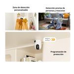 Cámara seguridad Wi-Fi Imou 10MP dual microSD 128GB blanca detalle