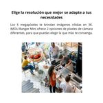 Cámara de seguridad Imou Ranger Mini 3K 5MP Wi-Fi blanca características