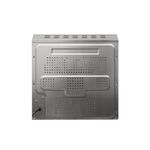 Horno eléctrico empotrable Sole 68L vidrio templado negro dorsal
