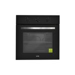Horno eléctrico empotrable Sole 68L vidrio templado negro frontal