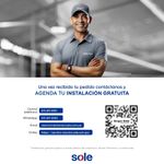 Horno eléctrico empotrable Sole 68L vidrio templado negro contacto