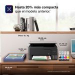 Impresora multifuncional Epson L3350 Wi-Fi EcoTank negra espacio