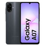 Celular Samsung Galaxy A07 128GB 4GB RAM cámara 50MP negro frontal