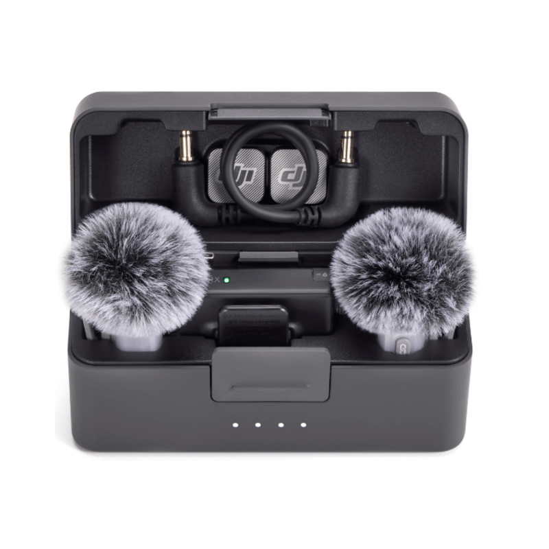 Micrófono inalámbrico DJI Mic Mini 2 negro vista frontal
