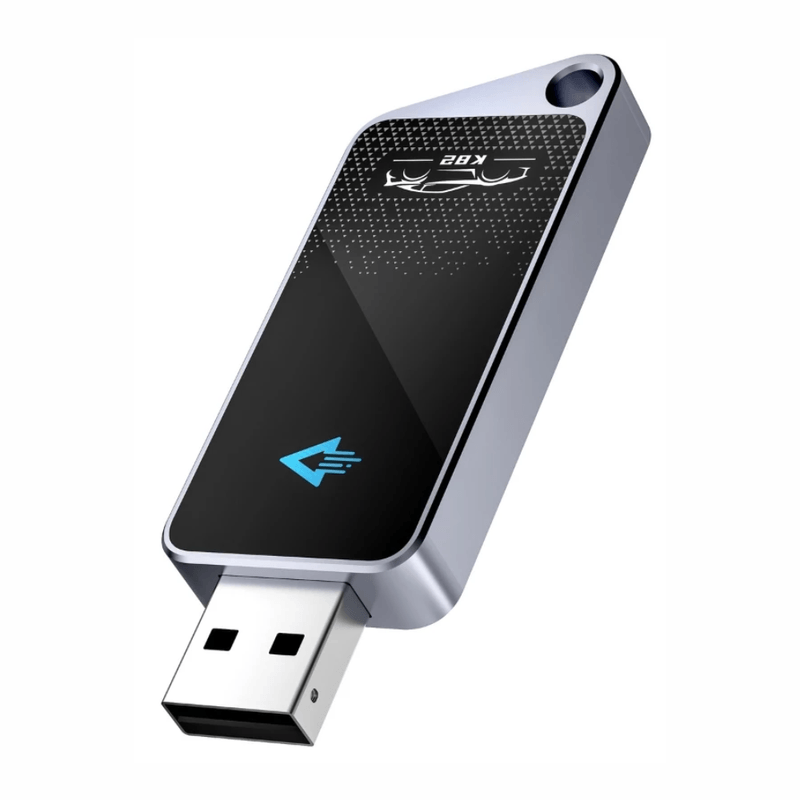 Adaptador inalámbrico K82 CarPlay Android Auto negro WiFi dual band