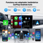 Adaptador inalámbrico K82 CarPlay Android Auto negro Plug and Play