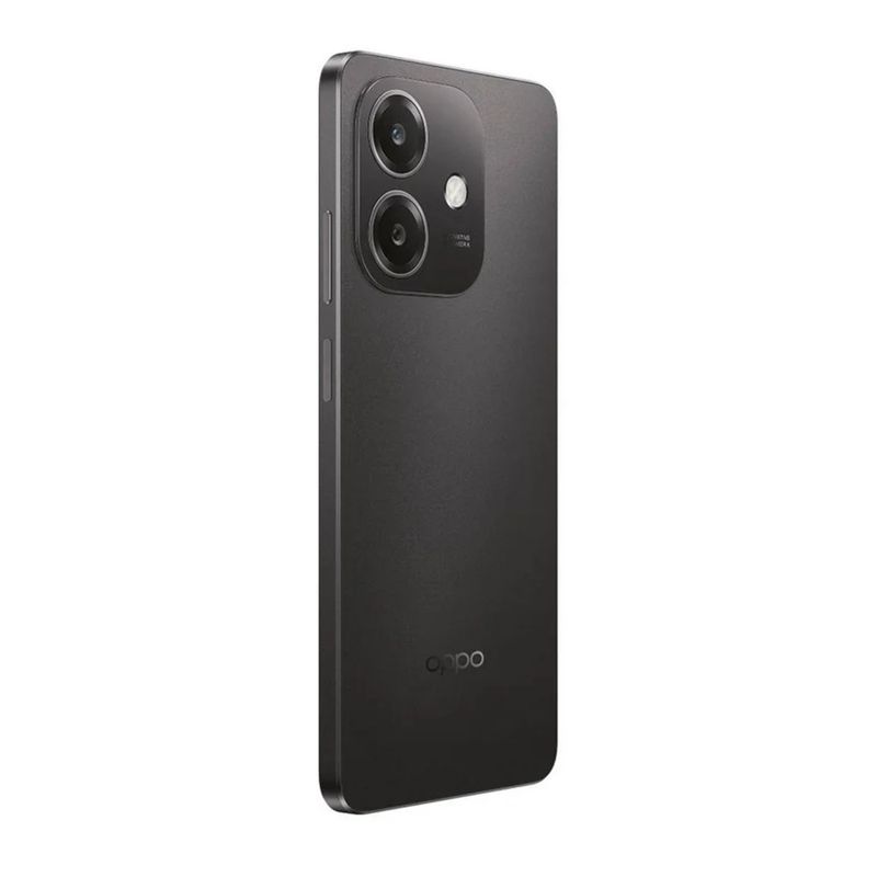 Celular Oppo A60 4G 256GB 8GB cámara 50MP negro diagonal