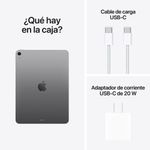 iPad Air 11 pulgadas M4 128GB space gray vista dorsal