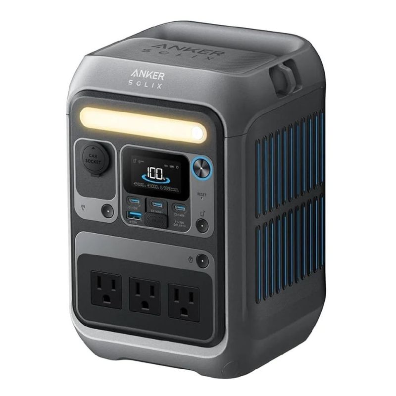Estación Anker SOLIX C300 288Wh 300W con 8 puertos USB-C frontal