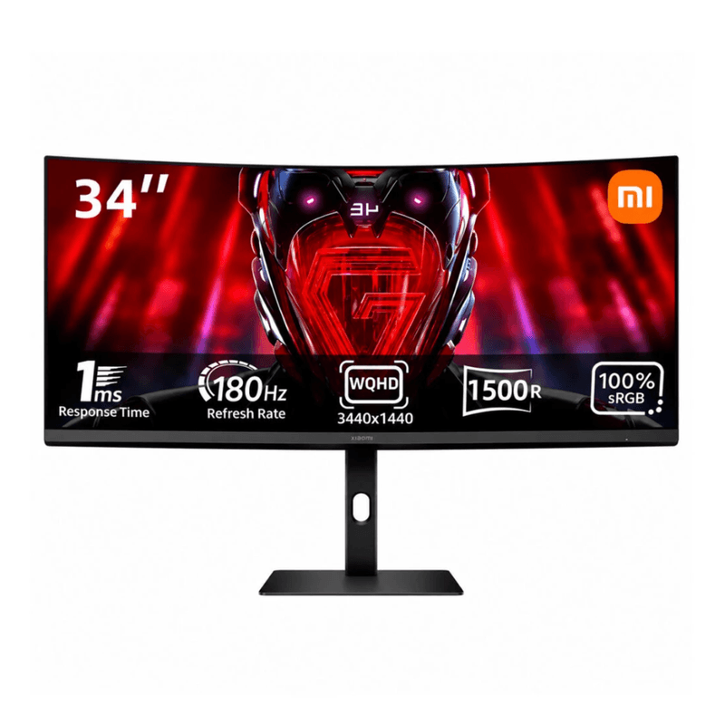Monitor curvo Xiaomi G34WQi 34 negro pantalla VA LED WQHD