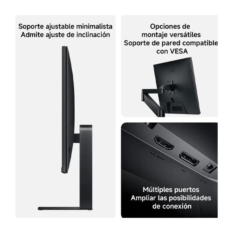 Monitor Xiaomi A27i 2026 27 negro compatibilidad VESA