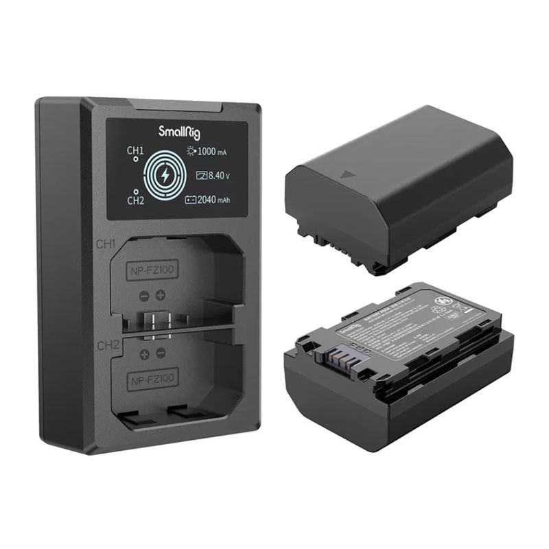 Kit SmallRig batería NP-FZ100 y cargador para cámaras Sony
