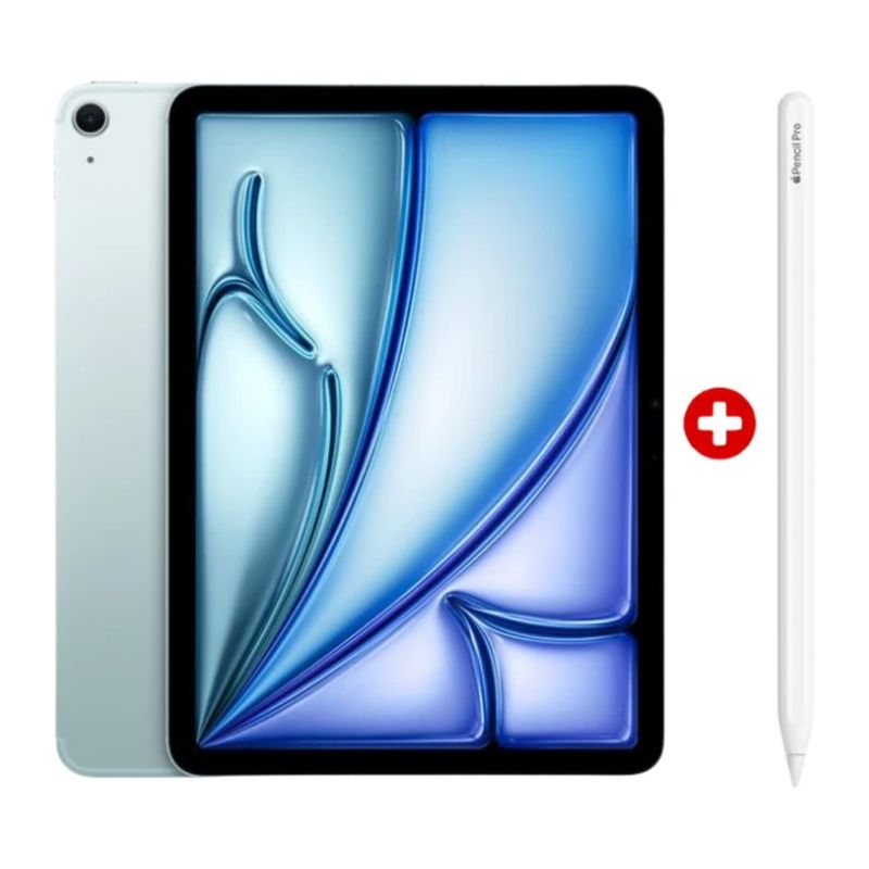 iPad Air 11" M4 128GB Blue cámaras 12MP con Pencil Pro frontal
