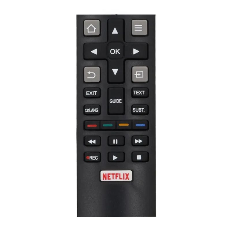 Control remoto universal Radioshack para Televisores TCL detalle botones