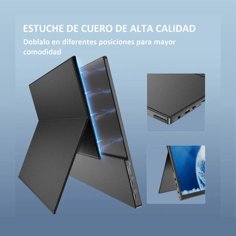 Monitor portátil Arzopa A1 Gamut 15.6 negro tasa de refresco 60Hz