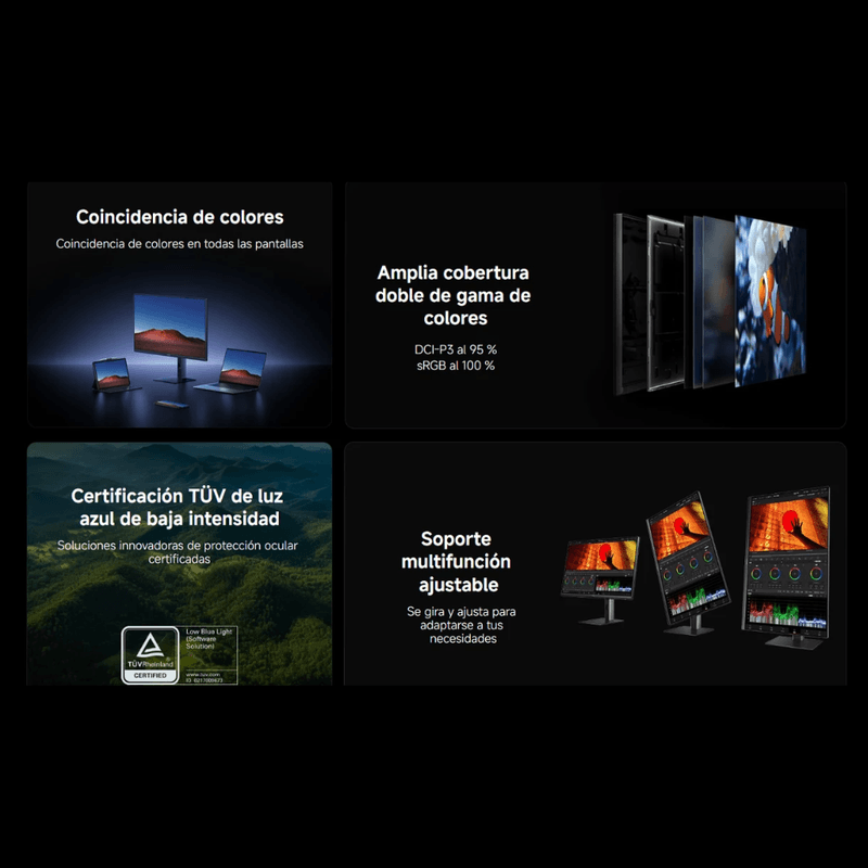 Monitor Xiaomi A27Ui negro panel IPS LED