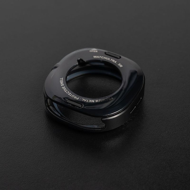 Case URVOI Samsung Galaxy Watch 8 Classic 46mm negro dorsal oblicuo