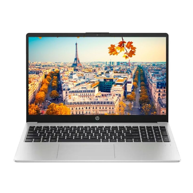 Laptop HP 250 G10 i5 1334U 16GB RAM 512SSD 15.6 pulgadas plata turbo vista frontal
