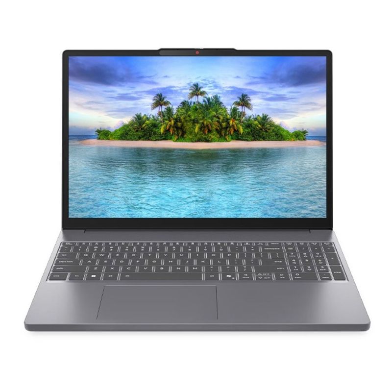 Laptop Lenovo Ideapad Slim 3 15.3" Intel Core i5 512GB SSD 16GB RAM luna grey vista frontal