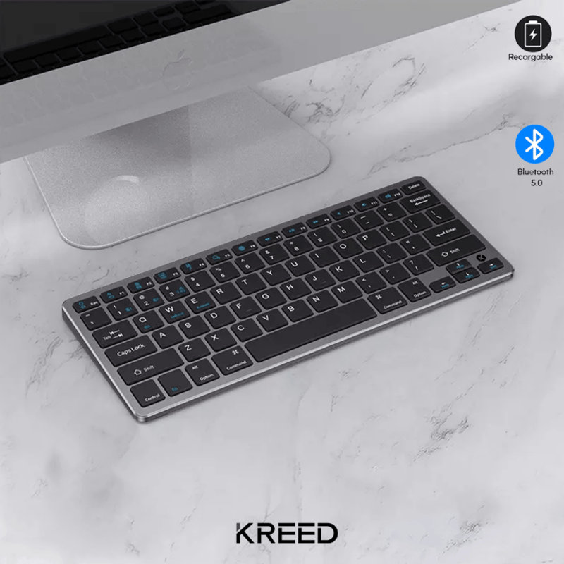 Kit Kreed Teclado y Mouse Bluetooth Recargable teclado ambientado