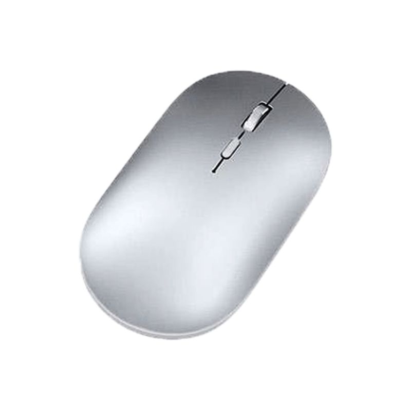Kit Kreed Teclado y Mouse Bluetooth Recargable Blanco frontal oblicuo mouse