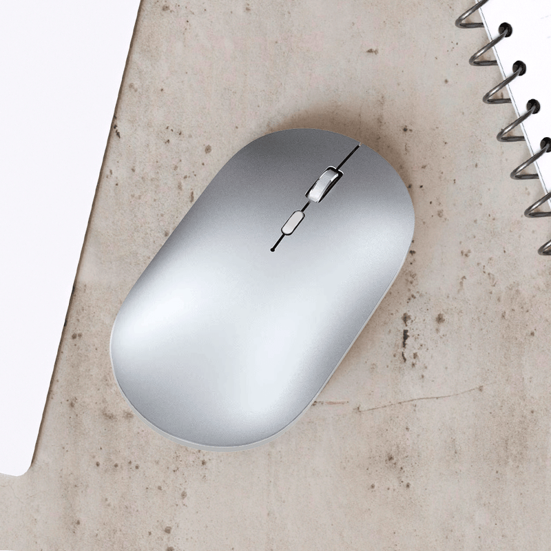 Kit Kreed Teclado y Mouse Bluetooth Recargable Blanco ambientado mouse
