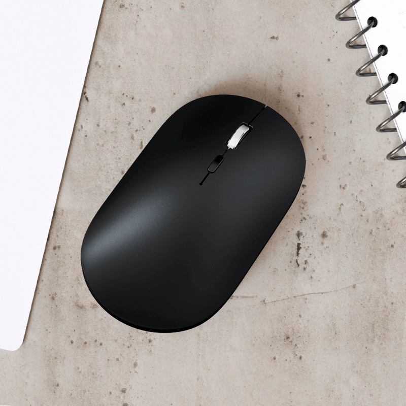 Kit Kreed Teclado y Mouse Bluetooth Recargable Negro ambientado mouse