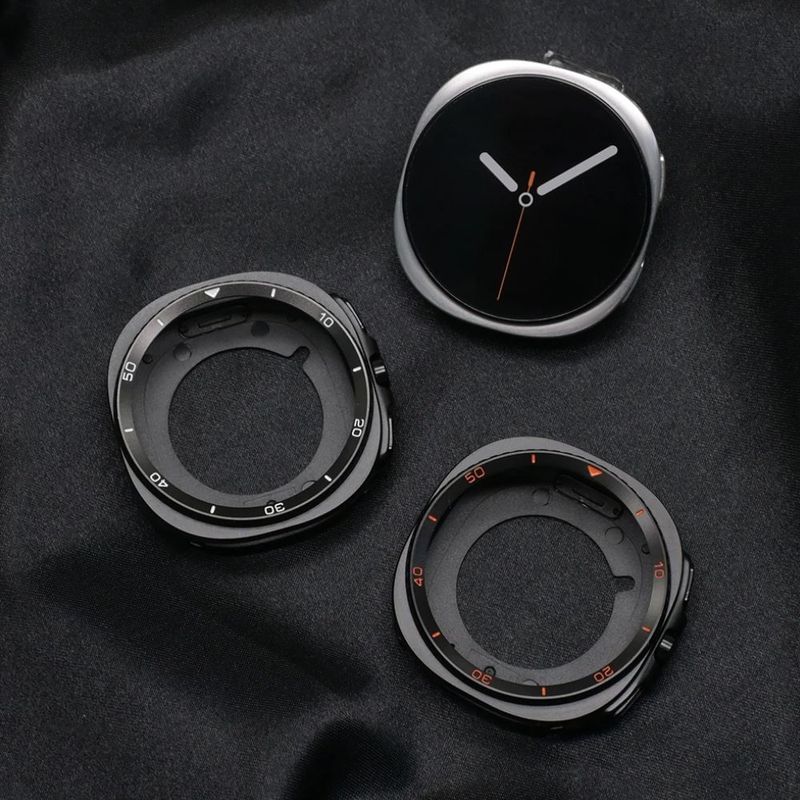 Case Samsung Galaxy Watch 44mm series 4 al 7 negro variantes