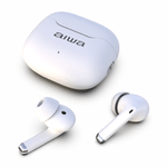 Audífonos Bluetooth TWS AIWA AWTWSG50 blanco estuche con carga