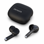 Audífonos Bluetooth TWS AIWA AWTWSG50 negro estuche con carga