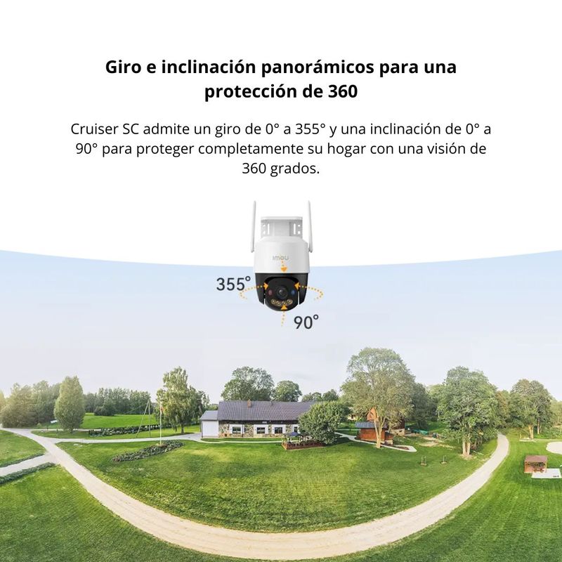 Kit 3 cámaras IMOU Cruiser SC 5MP con Micro SD 128GB visión