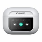 Audífonos Bluetooth TWS AIWA AWTWSGPRO blanco frontal