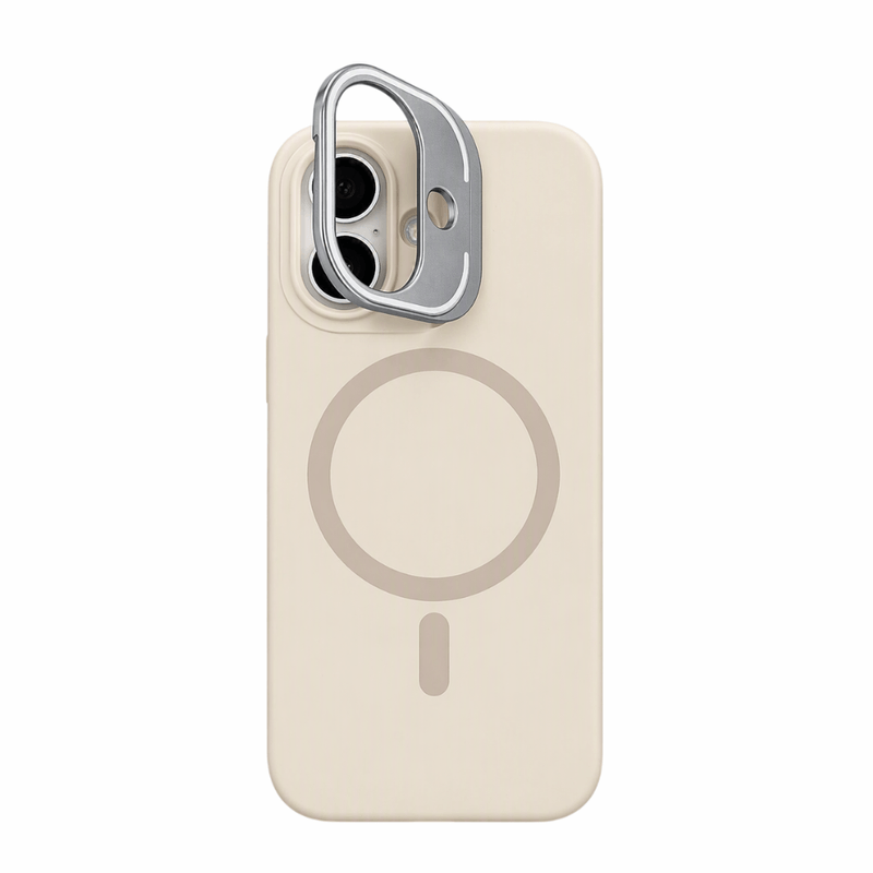 Case iBox para iPhone 17 Soft Line beige compatible con iPhone 17
