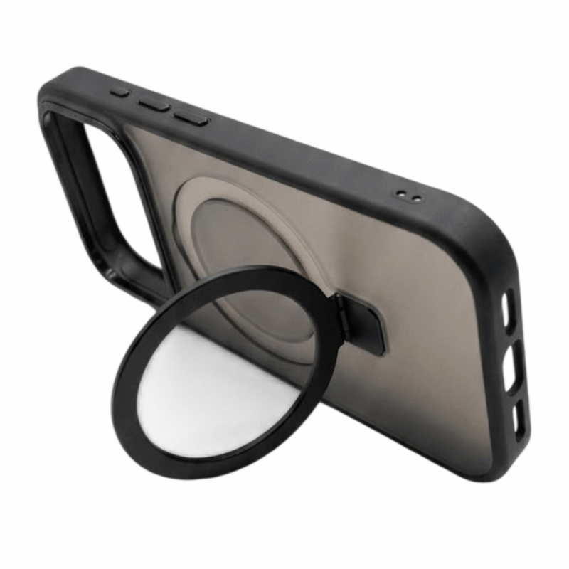 Case iBox para iPhone 17 Pro Max Metal Matte negro MagSafe