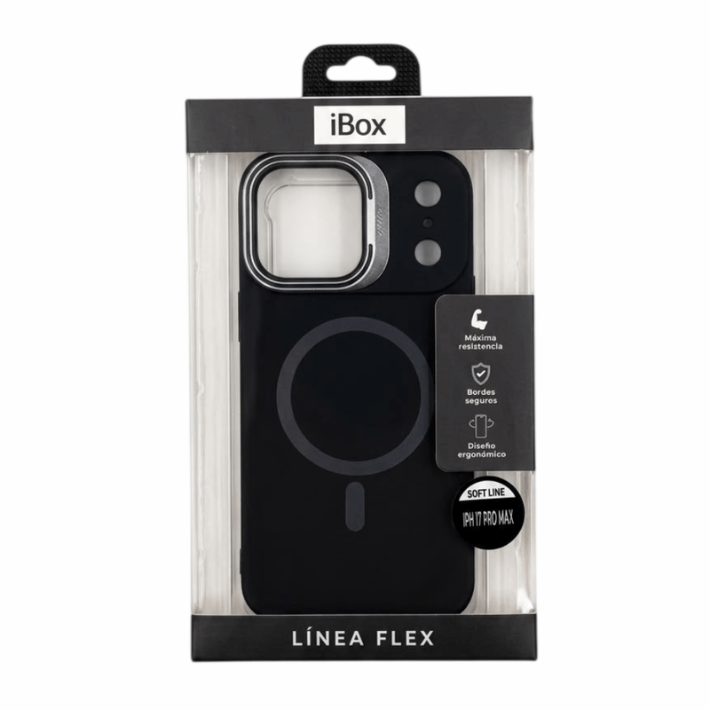 Case iBox para iPhone 17 Pro Max Soft Line beige contenido de caja