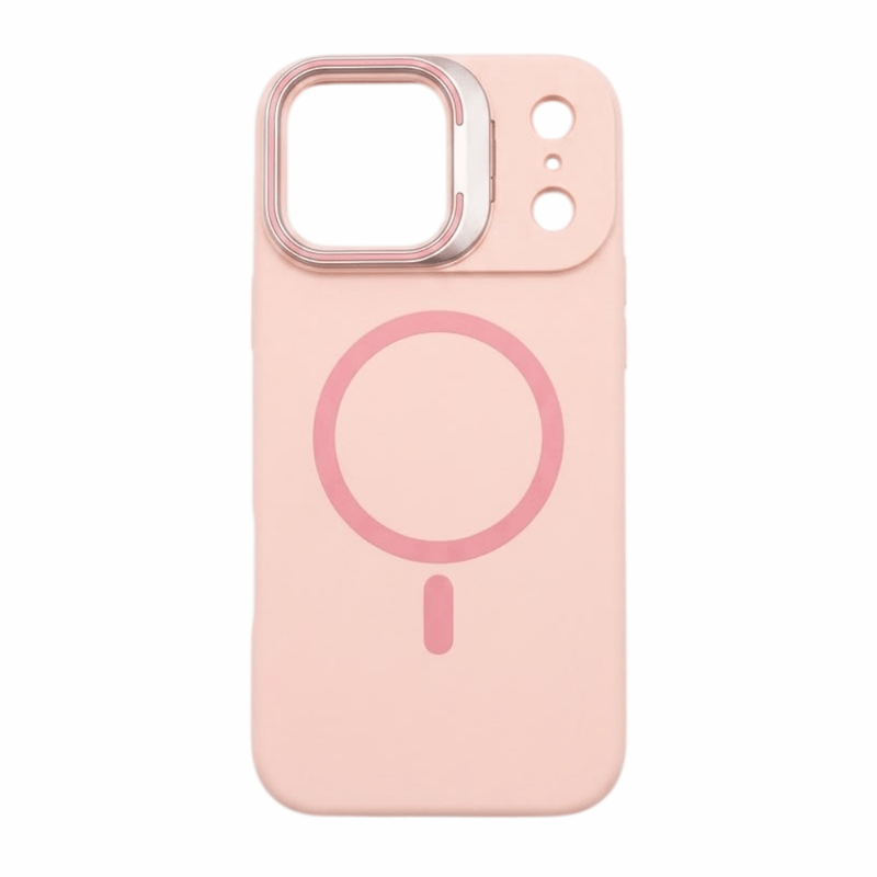 Case iBox para iPhone 17 Pro Max Soft Line rosado frontal